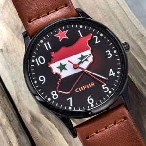 Наручные часы Часы командирские мужские "Сирия", коричневый
