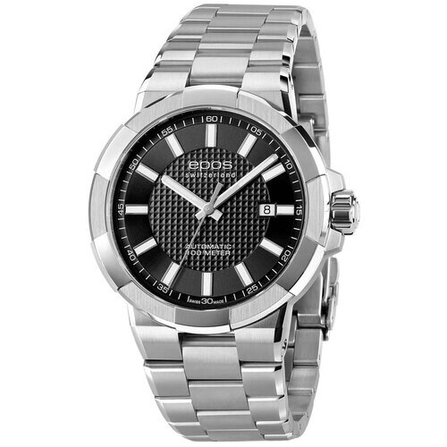 Наручные часы Epos Sportive Швейцарские механические наручные часы Epos 3443.132.20.15.30, серебряный, черный