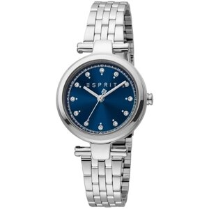Наручные часы ESPRIT Часы наручные женские ESPRIT ES1L281M1055, Кварцевые, 30 мм, серебряный