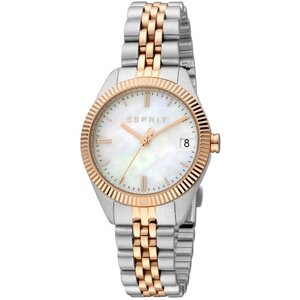 Наручные часы ESPRIT Часы наручные женские ESPRIT ES1L340M0115, Кварцевые, 30 мм, серебряный