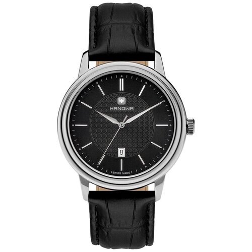 Наручные часы HANOWA Наручные часы Hanowa 16-4087.04.007, черный, серебряный