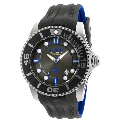 Наручные часы INVICTA мужские механика с автоподзаводом Grand Diver 20200, серебряный