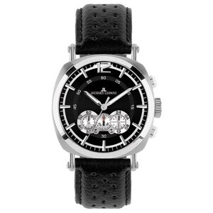 Наручные часы JACQUES LEMANS 1-1415A, черный, серебряный