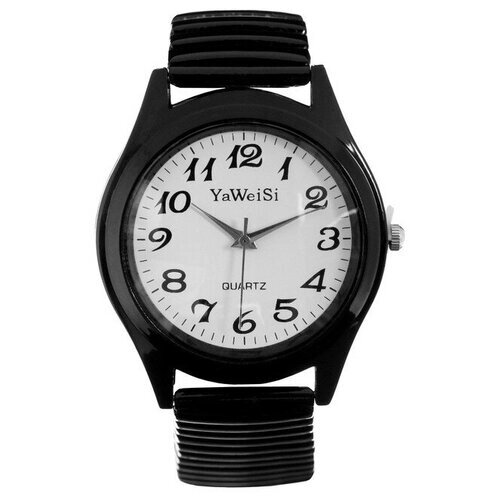 Наручные часы Noname женские, браслет "резинка", микс, черный