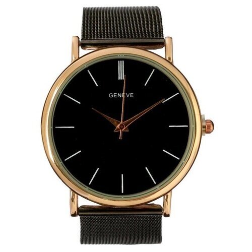 Наручные часы Noname женские "Ливато", d=3.7 см, черные, черный