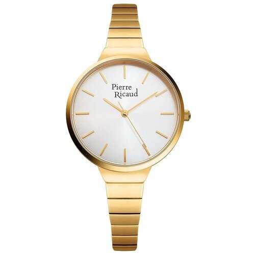 Наручные часы Pierre Ricaud Наручные часы женские Pierre Ricaud P21094.911FQ, золотой