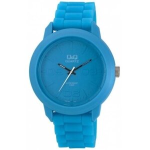 Наручные часы Q&Q Японские часы Q&Q VR08-006 женские, голубой