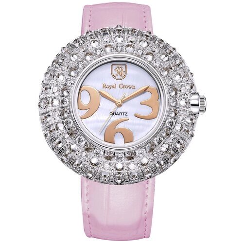 Наручные часы Royal Crown 3790-RDM-4, розовый, серебряный