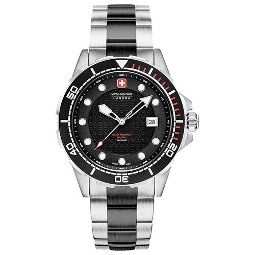 Наручные часы Swiss Military Hanowa 40883, серебряный, черный
