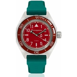 Наручные часы Восток Командирские Наручные механические часы с автоподзаводом Восток Командирские 650840 resin green, зеленый
