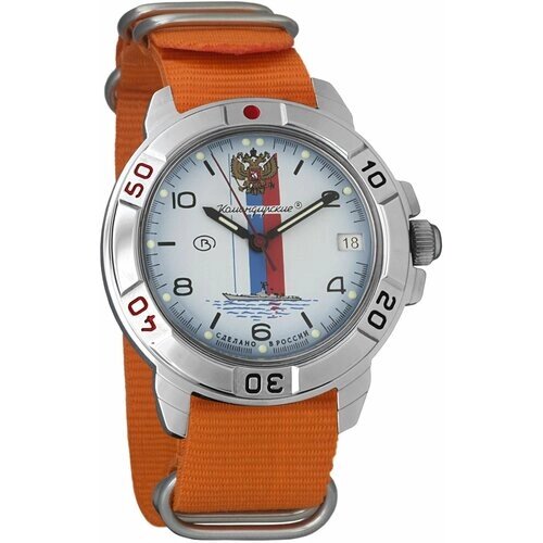 Наручные часы Восток Мужские наручные часы Восток Командирские 431330, оранжевый