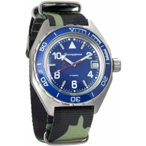 Наручные часы Восток Мужские наручные часы Восток Командирские 650853, зеленый