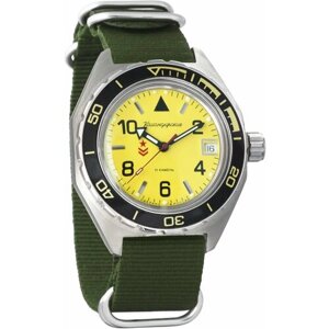 Наручные часы Восток Мужские наручные часы Восток Командирские 650855, зеленый