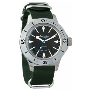 Наручные часы Восток Российские механические наручные часы Восток 120512, черный, зеленый