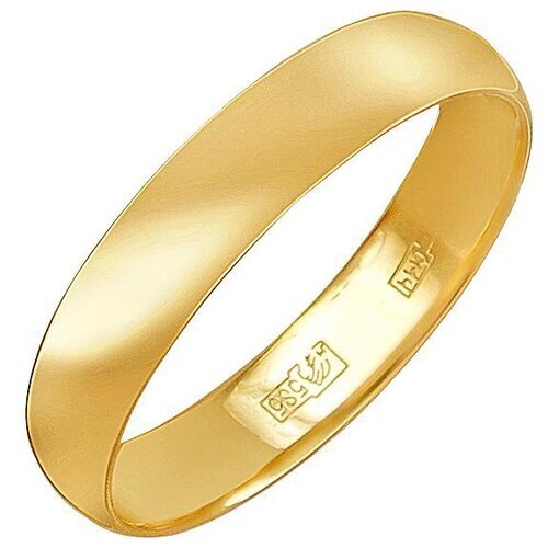 Обручальные кольца Эстет Обручальное кольцо из желтого золота