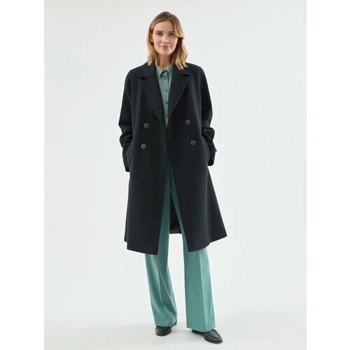 Пальто Pompa, размер 44, зеленый, черный