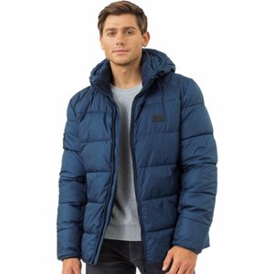 Парка NortFolk зимняя, силуэт прямой, ультралегкая, внутренний карман, ветрозащитная, водонепроницаемая, съемный капюшон, подкладка, утепленная, карманы, капюшон, размер 48, синий