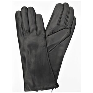 Перчатки ESTEGLA зимние, натуральная кожа, размер 7, черный