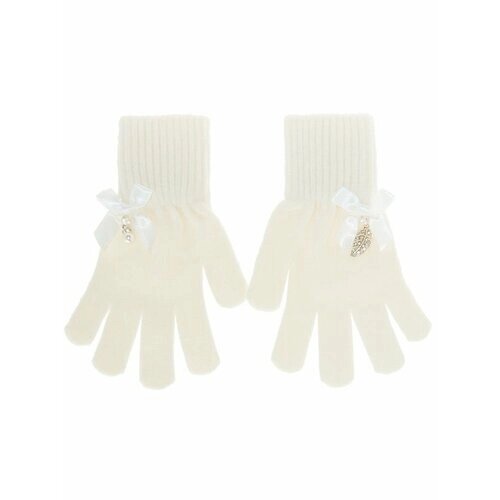 Перчатки mialt, размер 2-3 лет, белый