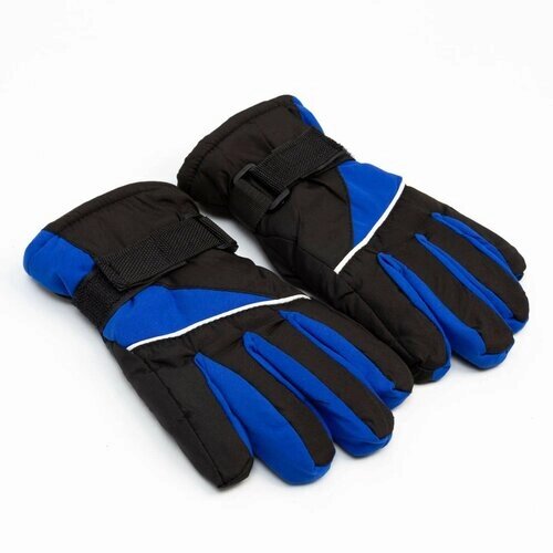 Перчатки Minaku, размер 18, синий, черный