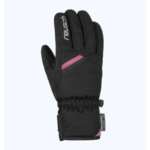 Перчатки Reusch, черный, розовый