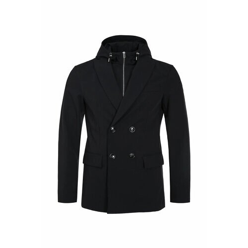 Пиджак emporio armani, размер 46, черный