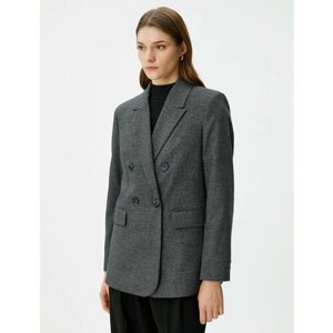 Пиджак KOTON, размер 42, темно-серый