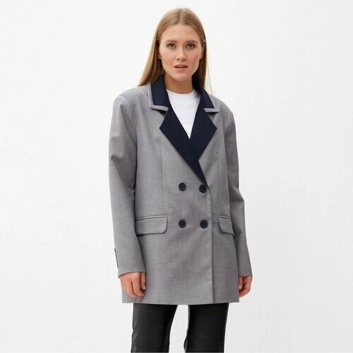 Пиджак Minaku, размер 42, серый