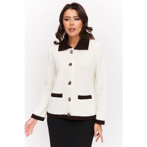 Пиджак Текстильная Мануфактура, размер 58, черный, белый