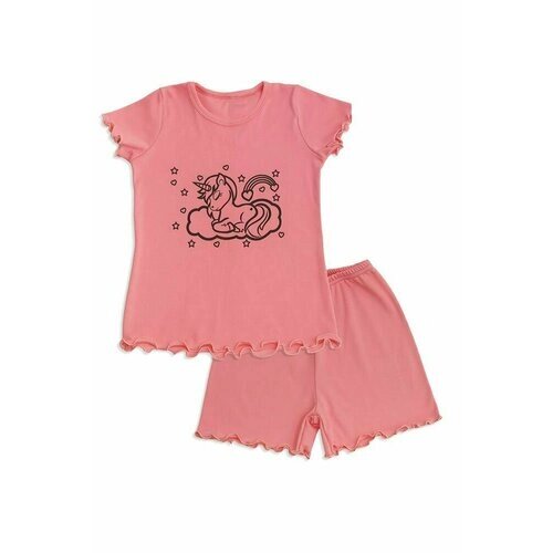 Пижама Камелия, размер 134-68, розовый