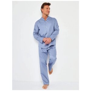Пижама Малиновые сны, размер 58, голубой
