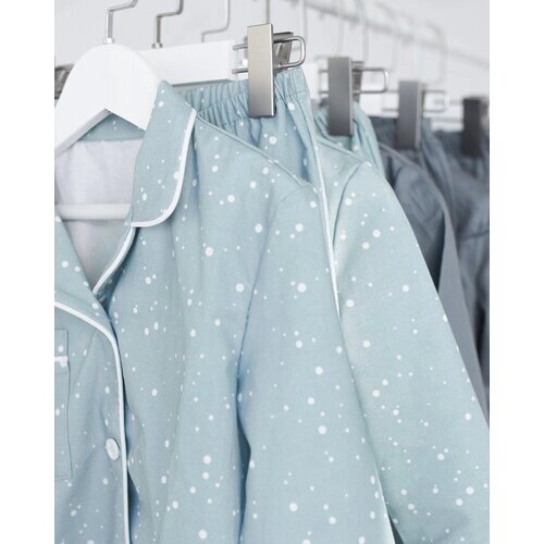 Пижама Sona, размер 98, голубой, белый
