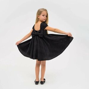Платье нарядное детское KAFTAN, р. 30 (98-104 см), черный 7503557