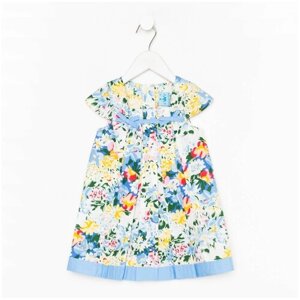 Платье-солнце LP Collection, хлопок, размер 80, голубой