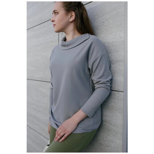 Пуловер MILA, размер 94, серый