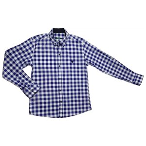 Рубашка BoLd, размер 152, белый, синий