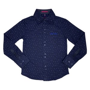 Рубашка MEWEI, размер 98, синий