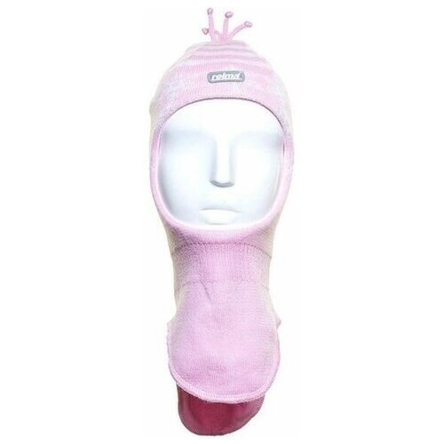 Шапка-шлем Reima для девочек зимняя, размер 52, розовый