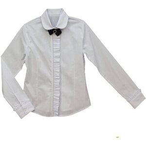 Школьная блуза BADI JUNIOR, размер 140, белый