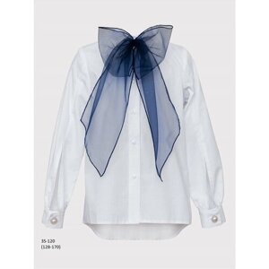 Школьная блуза SLY, размер 164, белый