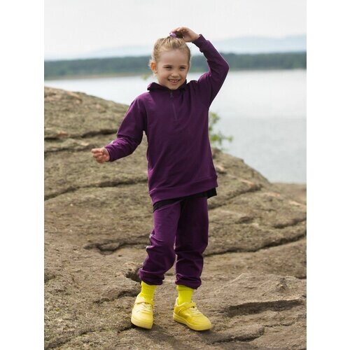 Школьная форма Lemive, толстовка и брюки, размер 34-134, фиолетовый