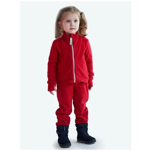 Школьная форма Микита, толстовка и брюки, размер 110, красный