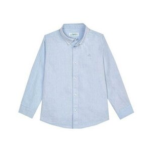 Школьная рубашка Mayoral, размер 122, голубой