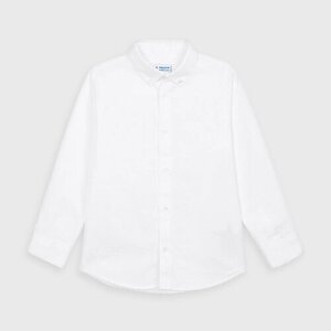Школьная рубашка Mayoral, размер 134, белый