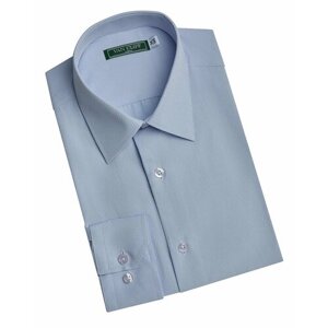 Школьная рубашка Van Cliff, размер 128, голубой
