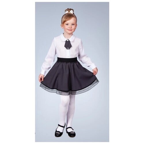 Школьная юбка Buon Sarto, размер 146, серый