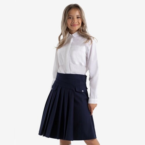 Школьная юбка Kapika, размер 152, синий