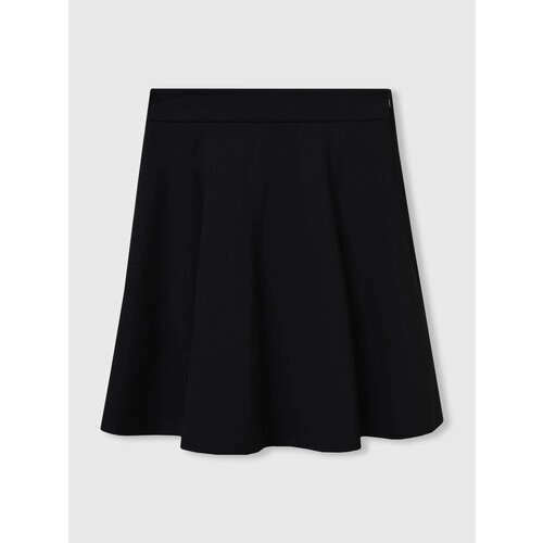 Школьная юбка UNITED COLORS OF BENETTON, плиссированная, мини, размер 150 (XL), черный