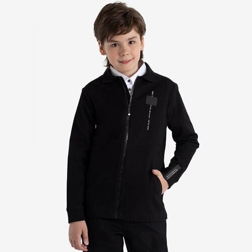 Школьный пиджак Kapika, размер 140, черный