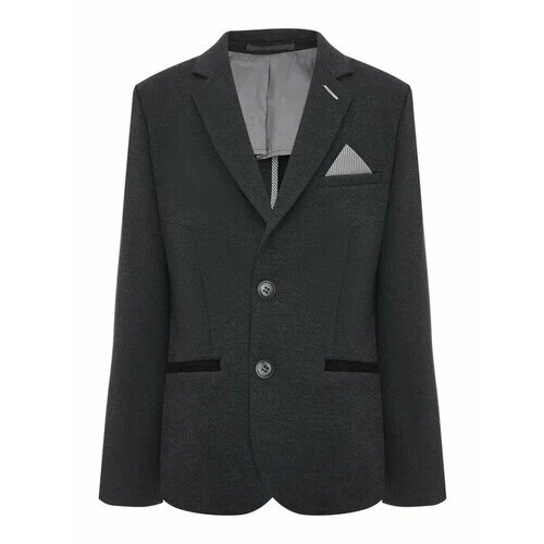 Школьный пиджак Тилли Стилли, размер 128-60-60, серый